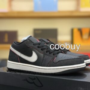 Replica replica trainers Nike Air Jordan 1 Low Black Denim