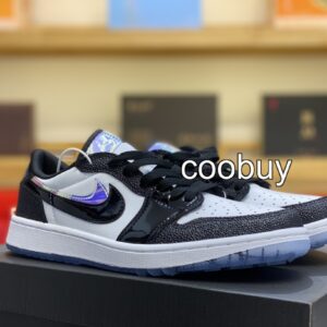 Replica replica shoes Nike Air Jordan 1 Low Golf Endless Pursuit Black White