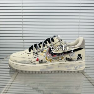 Replica discount nikes shoes Nike Air Force 1 White Red