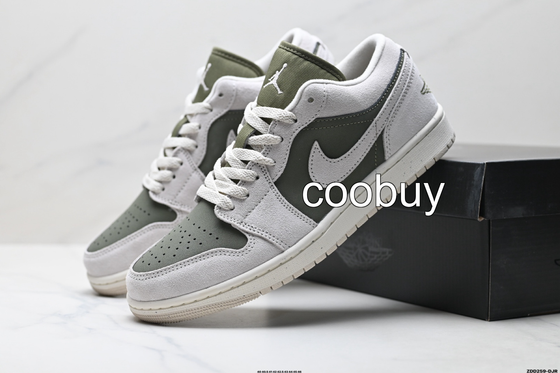 Replica replica shoes Nike Air Jordan 1 Low Black White - Image 8