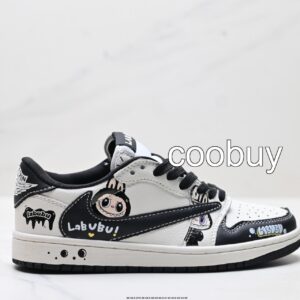 Replica fake jordan shoes Travis Scott x Air Jordan 1 Low OG Mocha Reverse Swoosh