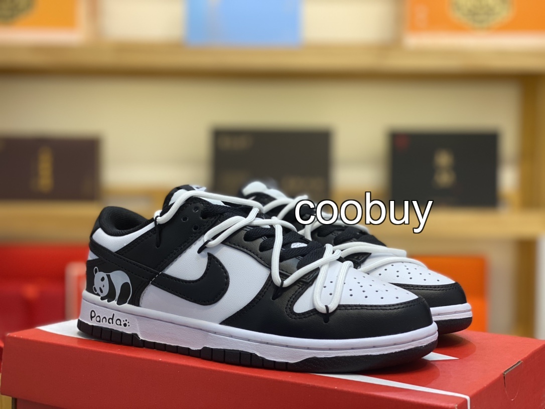 Replica replica trainers Nike Dunk Low Retro Panda Graffiti