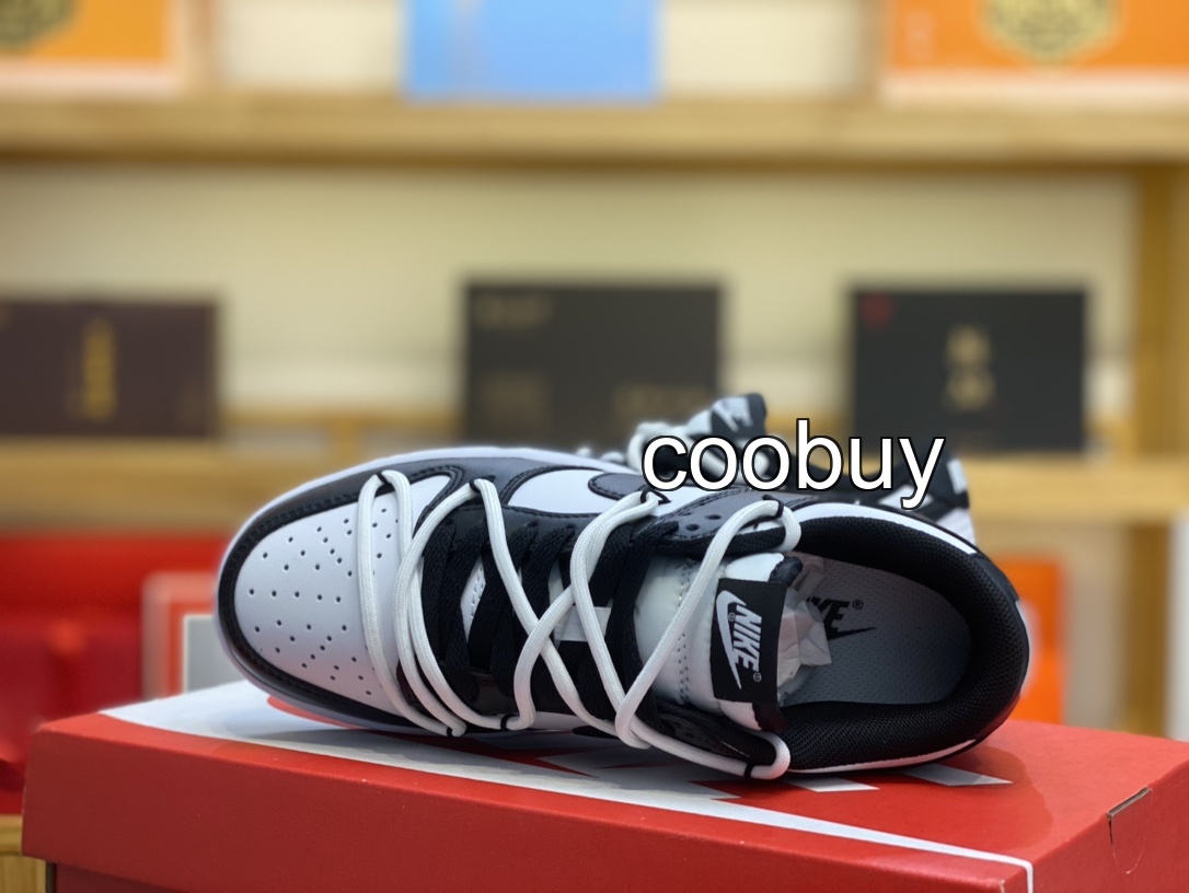 Replica replica trainers Nike Dunk Low Retro Panda Graffiti - Image 5