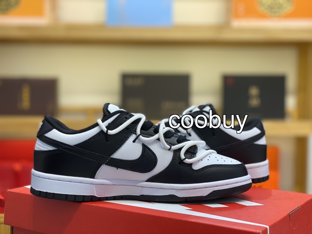 Replica replica trainers Nike Dunk Low Retro Panda Graffiti - Image 6