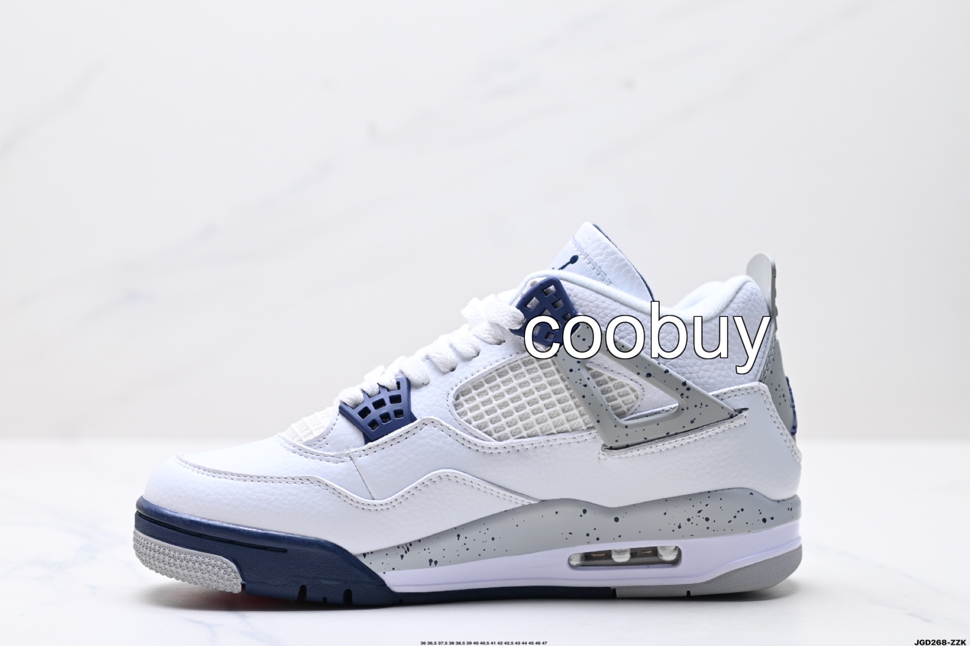 Replica fake trainers uk Nike Air Jordan 4 Retro White Red - Image 3