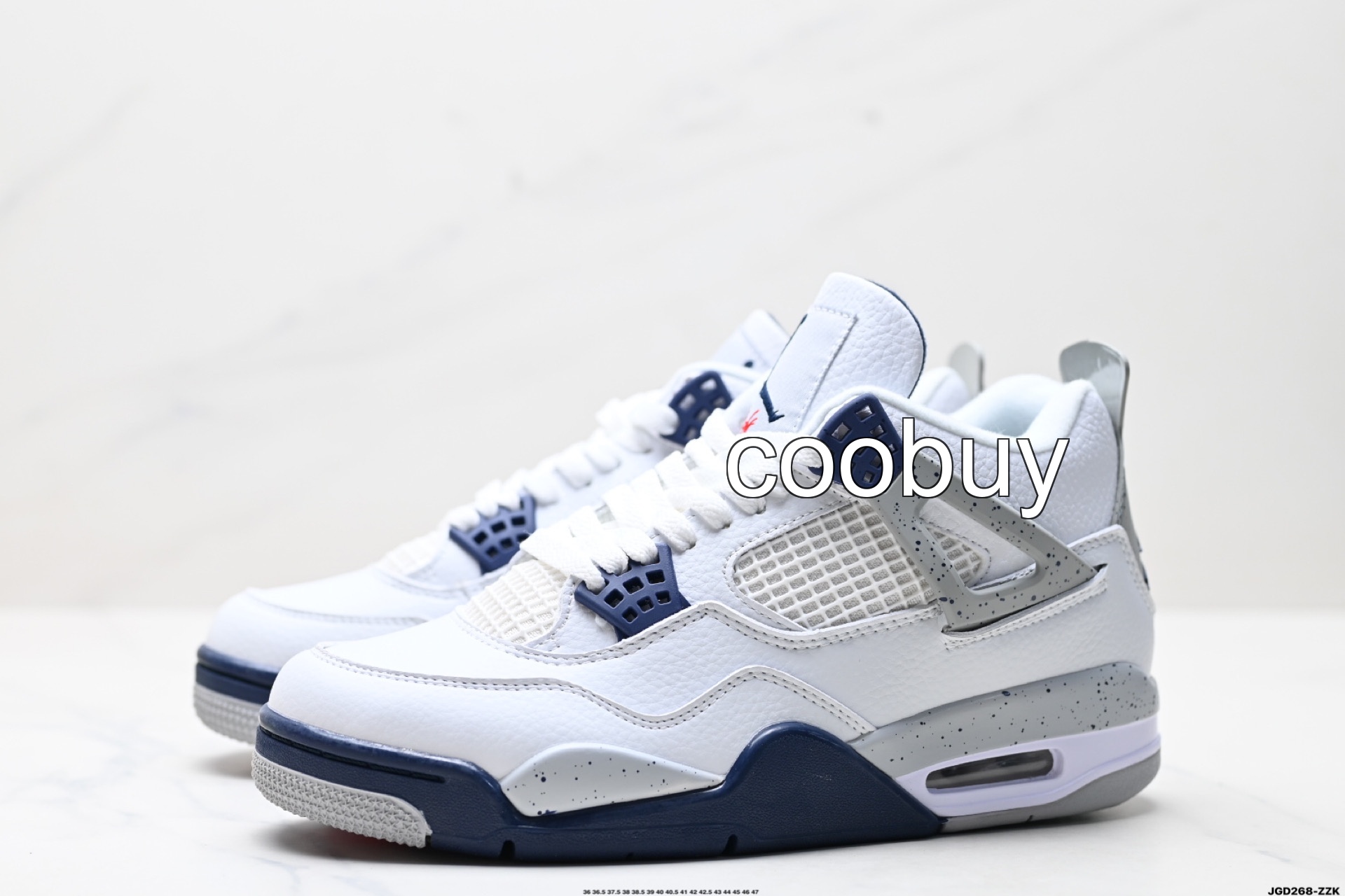 Replica fake trainers uk Nike Air Jordan 4 Retro White Red - Image 4
