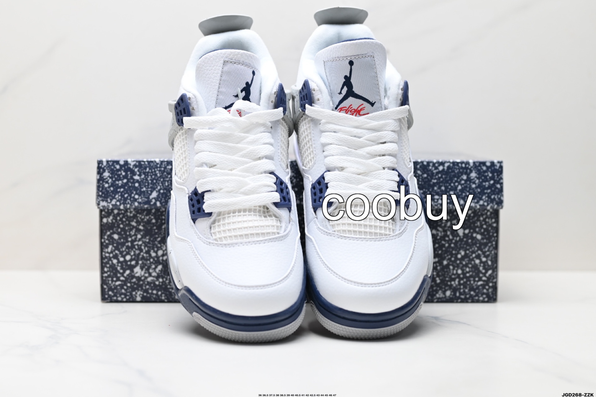 Replica fake trainers uk Nike Air Jordan 4 Retro White Red - Image 7