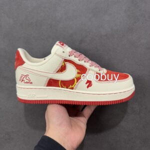 Replica cheap nike trainers Nike Air Force 1 07 Low Red Horse Year