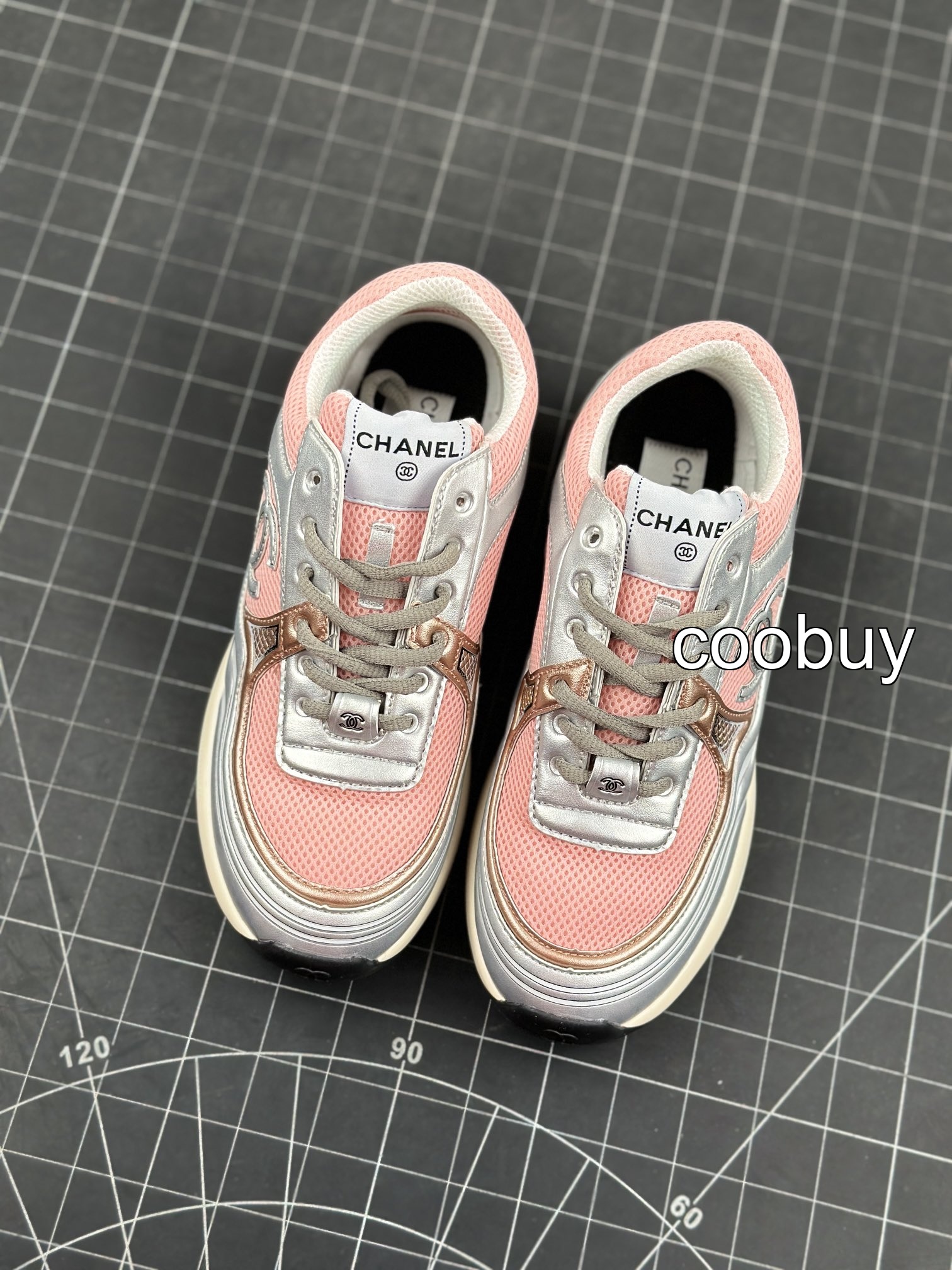Replica chanel shoe box real vs fake Chanel Sneakers - Image 7
