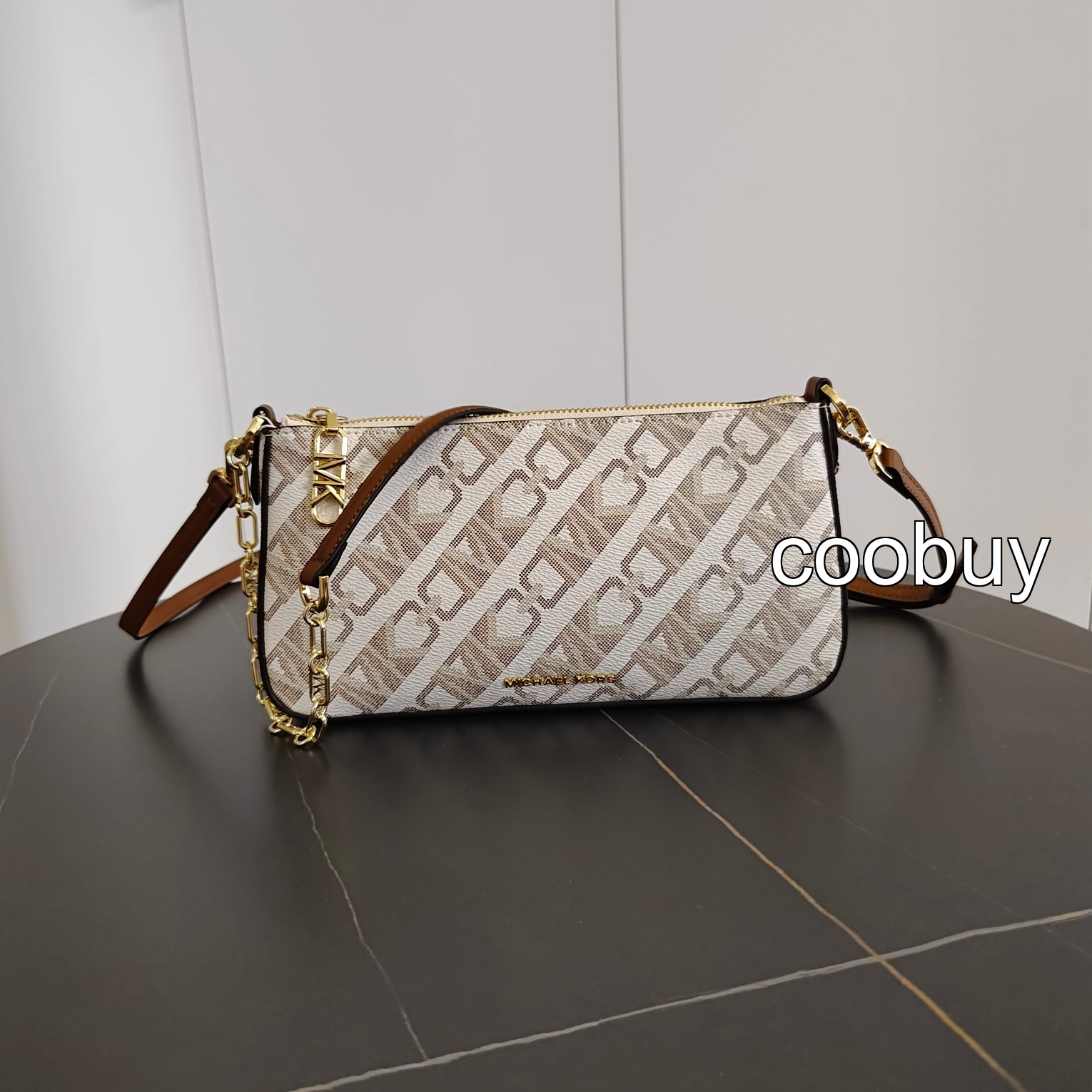 Replica fake michael kors bag Michael Kors MK Logo Black