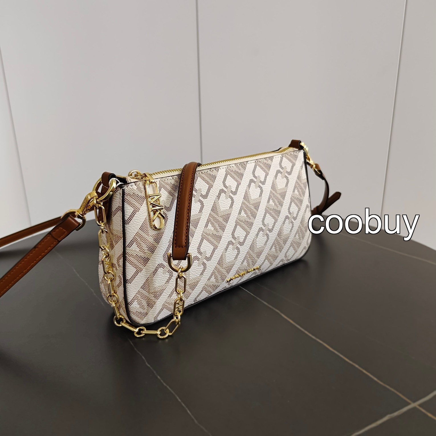 Replica fake michael kors bag Michael Kors MK Logo Black - Image 2