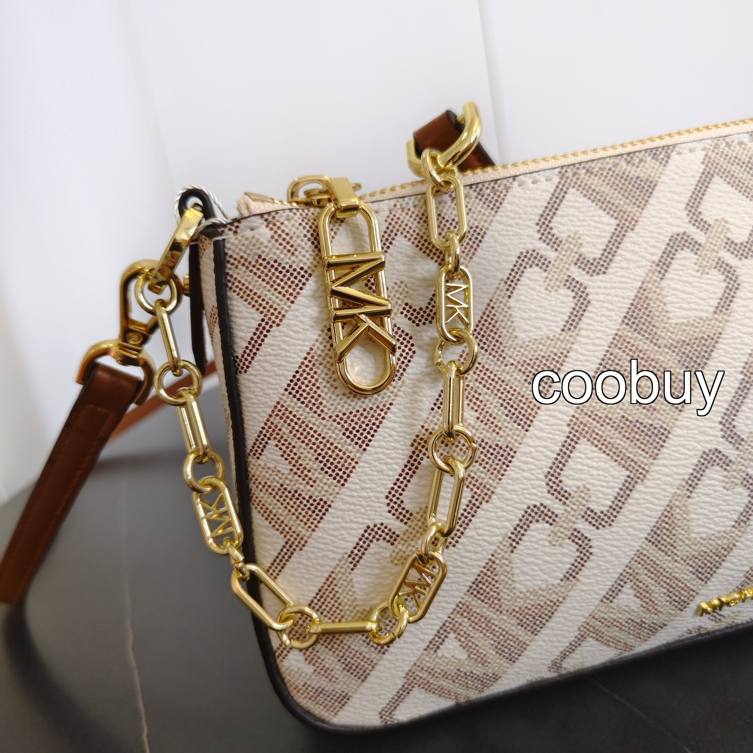 Replica fake michael kors bag Michael Kors MK Logo Black - Image 7