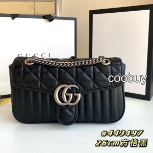 Replica gucci marmont bag fake vs real Marmont Silver Silver