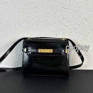 Replica fake coach bag Manhattan mini Black Black