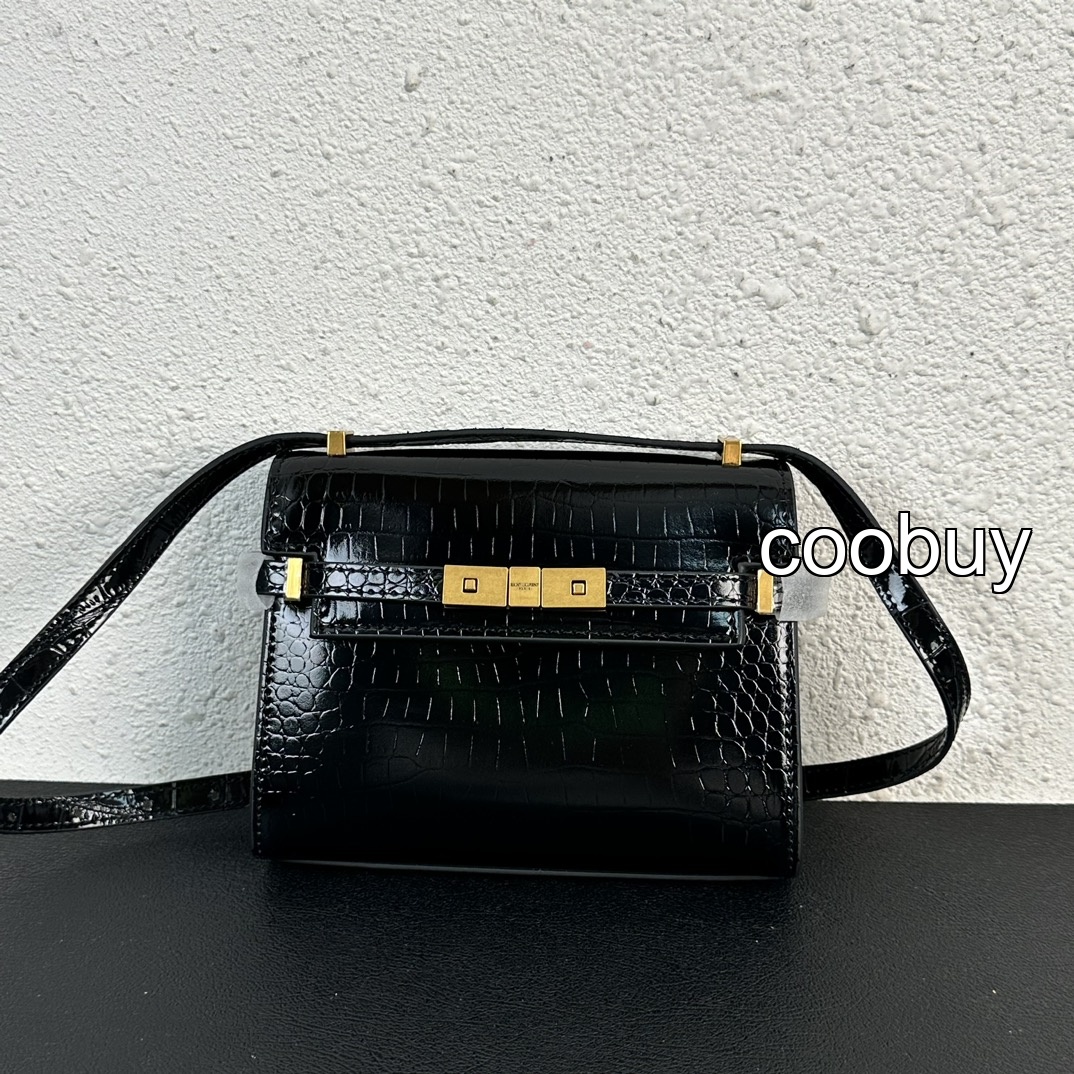 Replica fake coach bag Manhattan mini Black Black