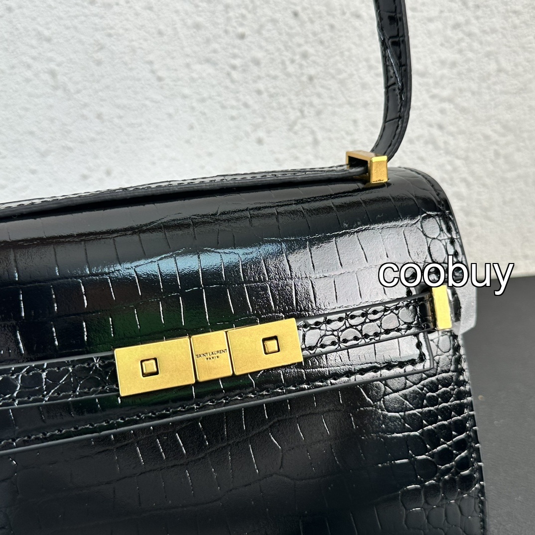 Replica fake coach bag Manhattan mini Black Black - Image 5