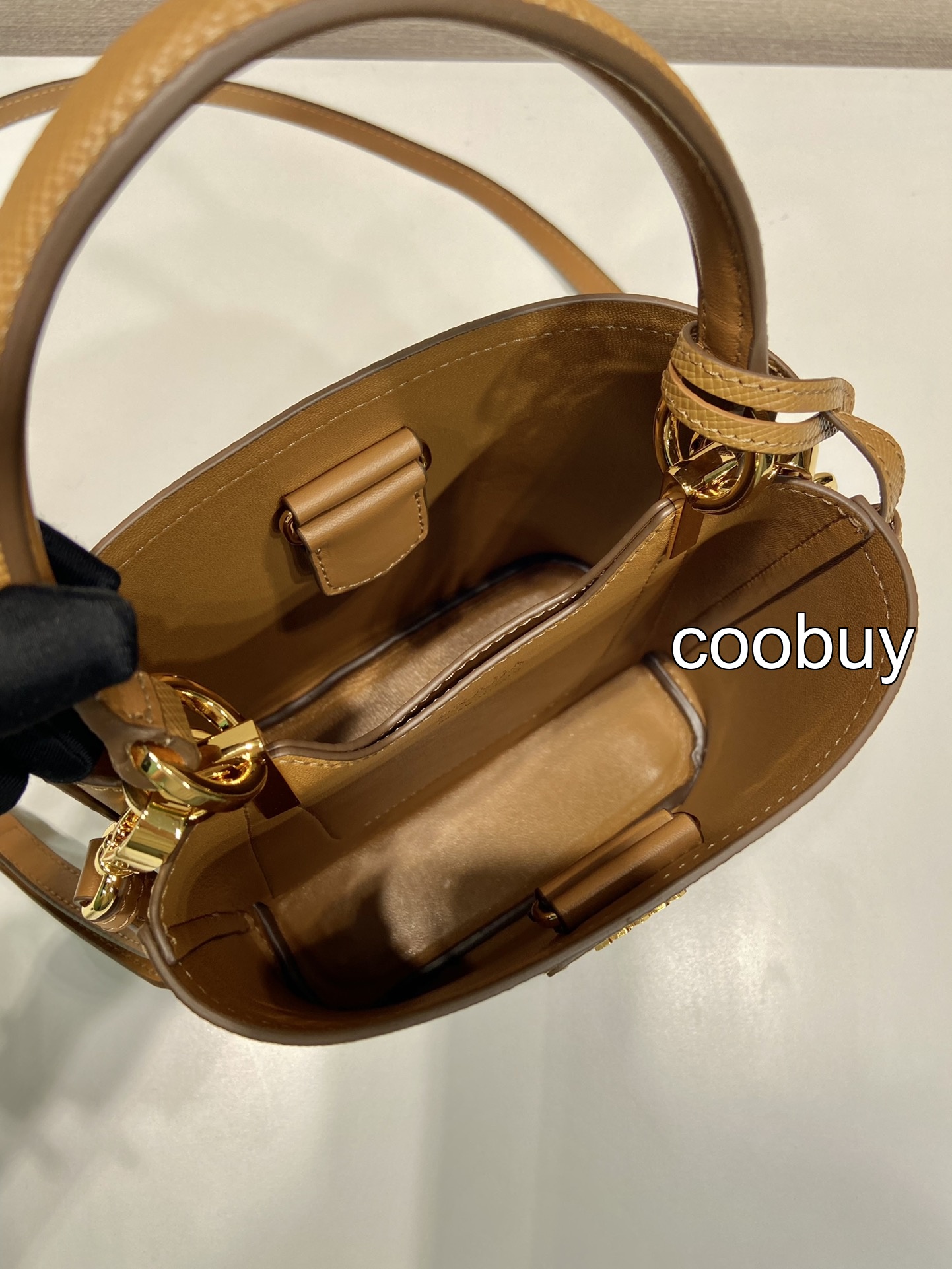Replica fake coach bag Saffiano Black - Image 7
