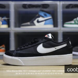 replica Nike Shoes Blazer MID Vintage LOW White Gray B Lossom Po White 1 Vintage