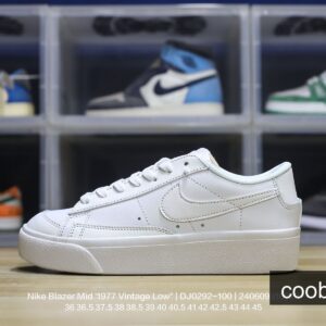 replica Nike Shoes Blazer MID Vintage LOW White Gray B Lossom Po White 1 Vintage