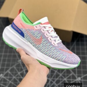Replica Nike Zoomx Invincible RUN Flyknit 3 Pi Grren Deep Blue 3 Dr Pink Green Blue 1