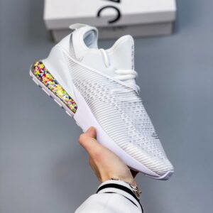 cream nike trainers