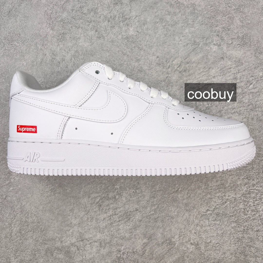 Replica stoxc Supreme X Nike Air Force 1 Low White Red