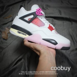 Replica Fake Jordan Shoes Air Jordan 1 White Pink Black