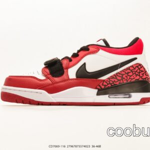 Replica Fake Jordan Shoes Air Jordan Legacy AJ312 Low Red White Black